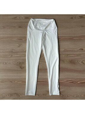 LUCKY IN LOVE x Bethanie Mattek Sands White Workout Leggings Sz M NEW with tags